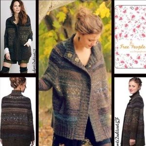 Free People starlight sweater poncho